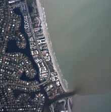 Image of nonpoint source pollution, or polluted runoff.